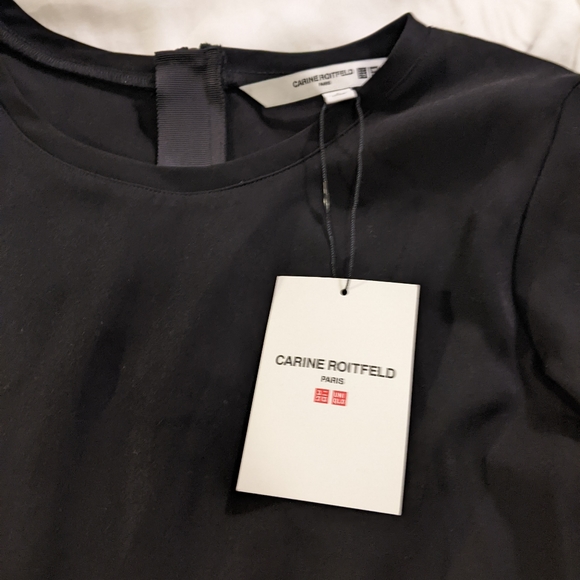 Uniqlo Carine Roitfeld Long Sleeve T Blouse with Zipper Detail - Picture 4 of 4
